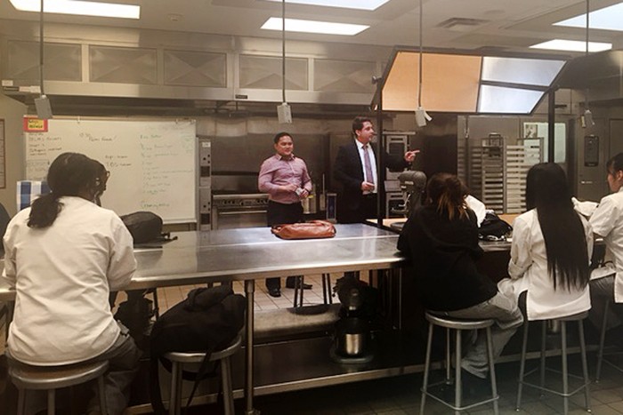 Top managers of Palms Casino Resort meet with East CTA students - Newsroom