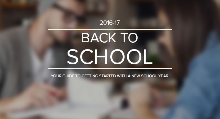 Back to School Web page graphic