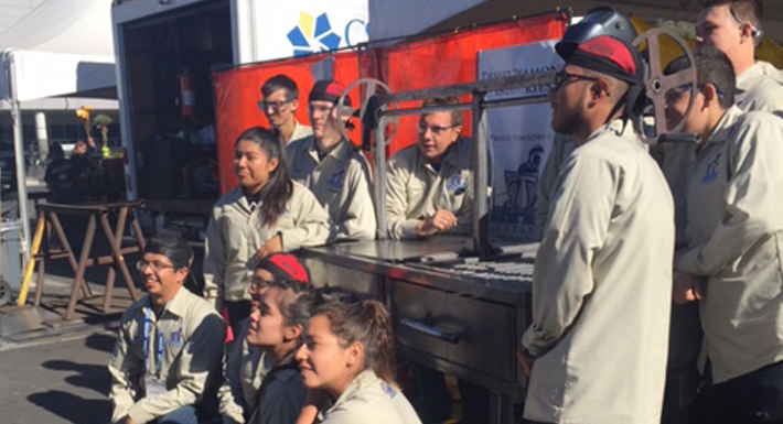 ECTA welding students