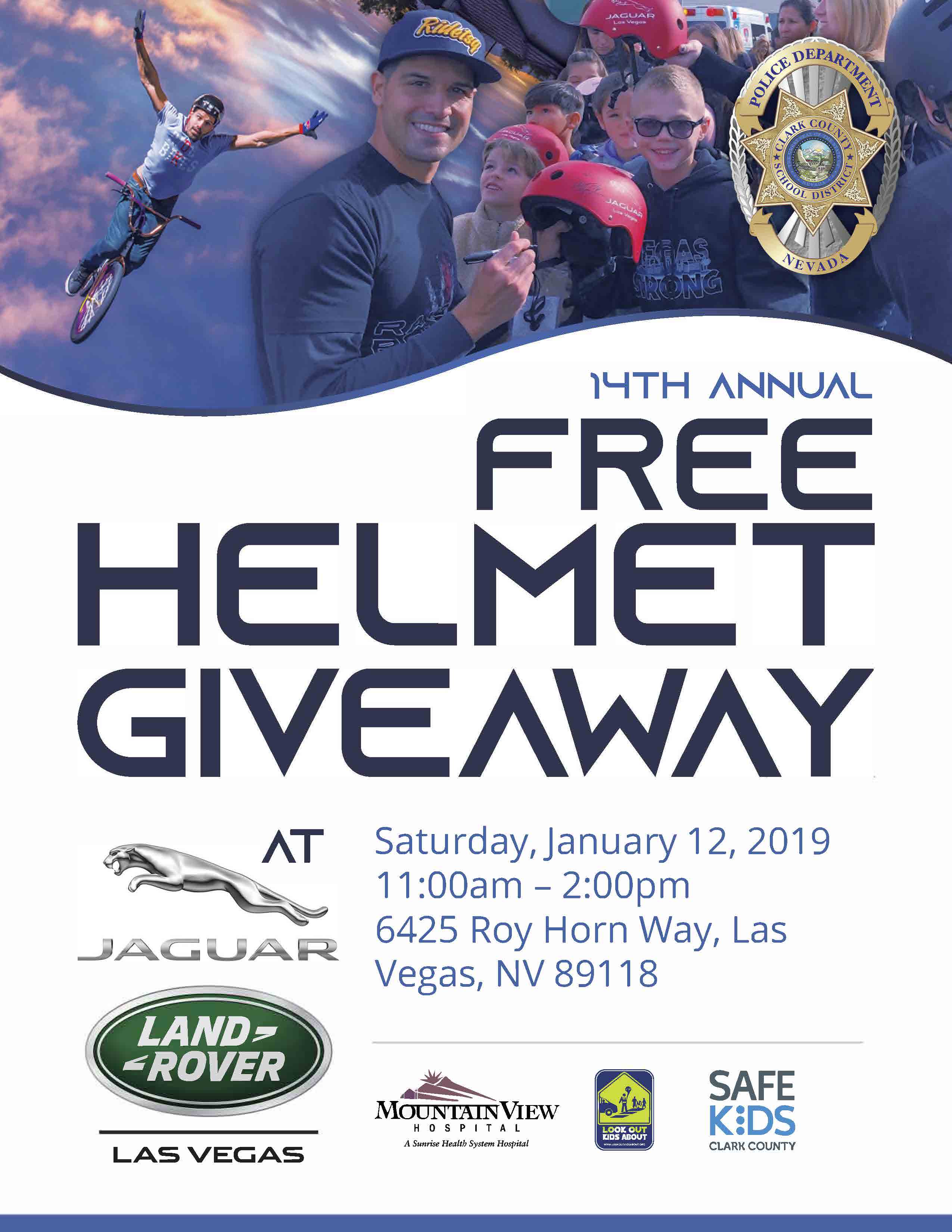 Newsroom CCSD Police Department to host free helmet giveaway