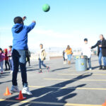 Lomie Heard ES student during field day