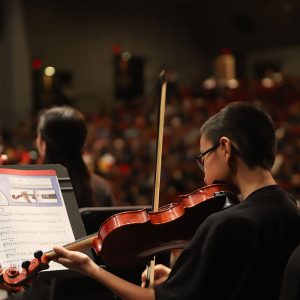 Thurman White Middle School during a performance