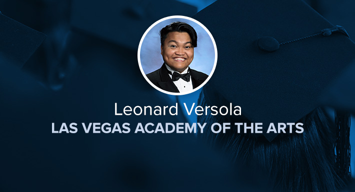 Las Vegas Academy Star Graduate Leonard Versola