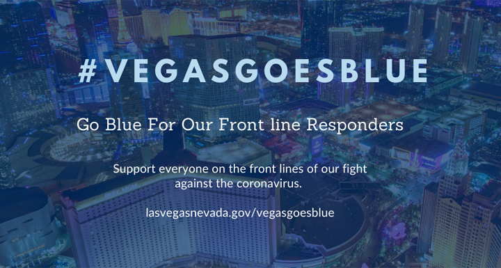 Vegas Goes Blue Image