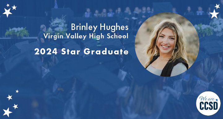 A photo of Virgin Valley High School 2024 Star Graduate Brinley Hughes.