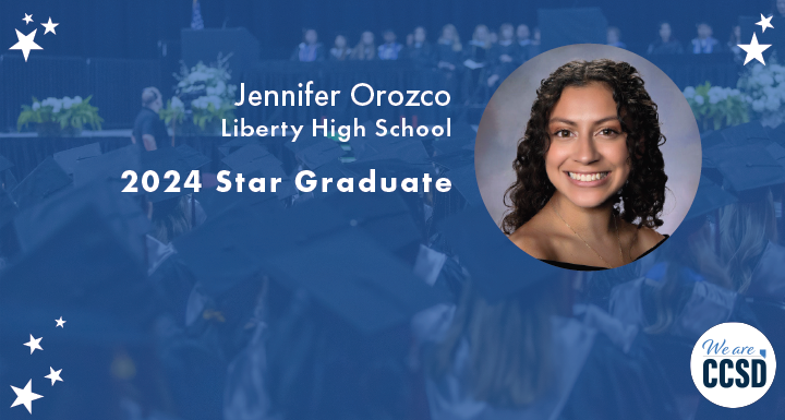 A photo of Liberty High School 2024 Star Graduate Jennifer Orozco.