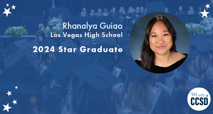 A photo of Las Vegas High School 2024 Star Graduate Rhanalya Guiao.