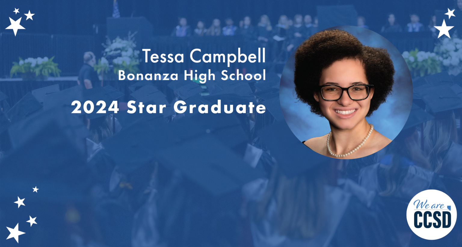 A photo of Bonanza High School's Star Graduate, Tessa Campbell.