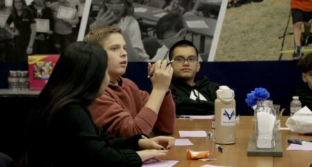 Students from Canarelli Middle School visited UNR Extension