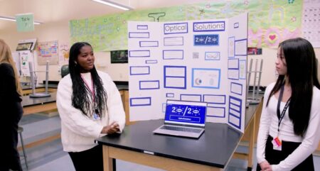 West CTA biotech students present on Optical Solutions