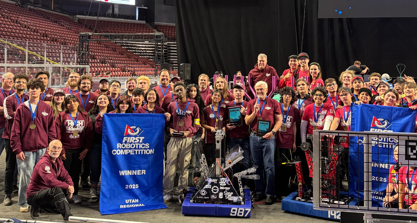 High School Robotics Teams Win First Place in Regional Competition