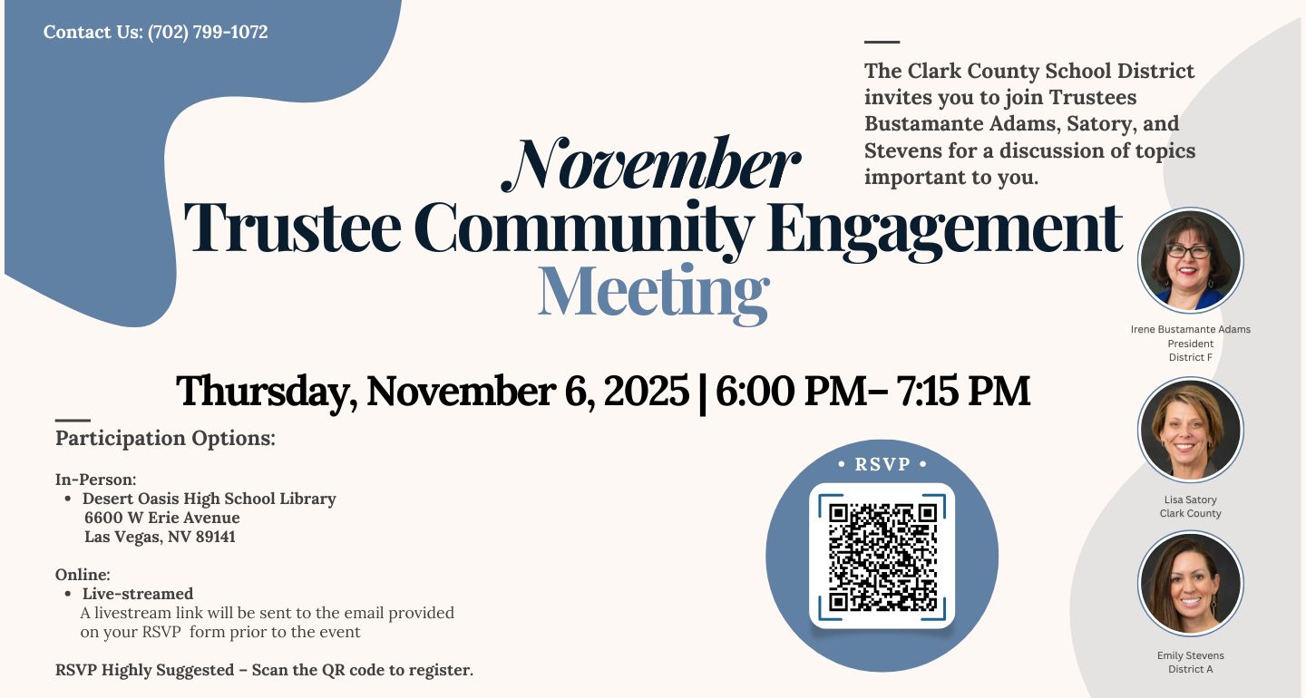CCSD Invites Families to Community Engagement Meeting