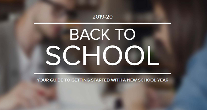 Get need to know information from the Back To School Website