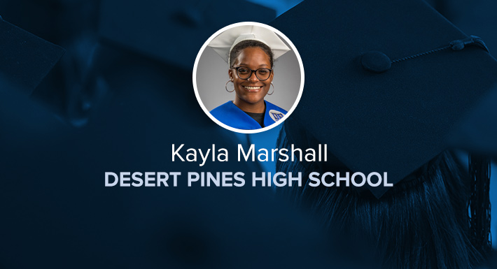 Desert Pines HS Star Graduate Kayla Marshall