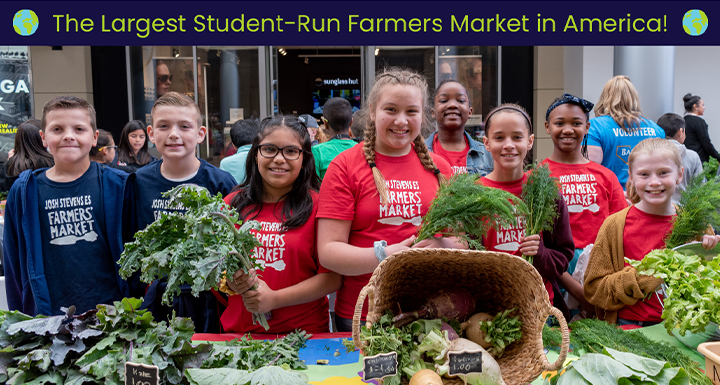 Green Our Planet’s Giant Student Farmers Market set for Friday, April 21