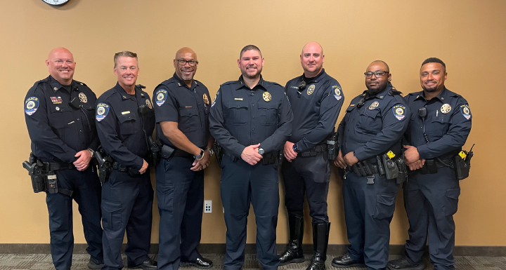 4 CCSD Police Department officers earn Motor Officer Certification