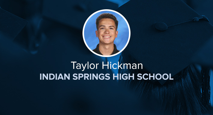 Indian Springs HS Star Graduate Taylor Hickman
