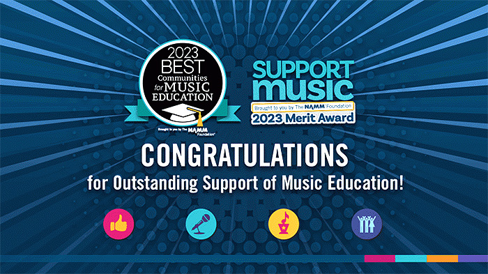 CCSD named Best Communities for Music Education