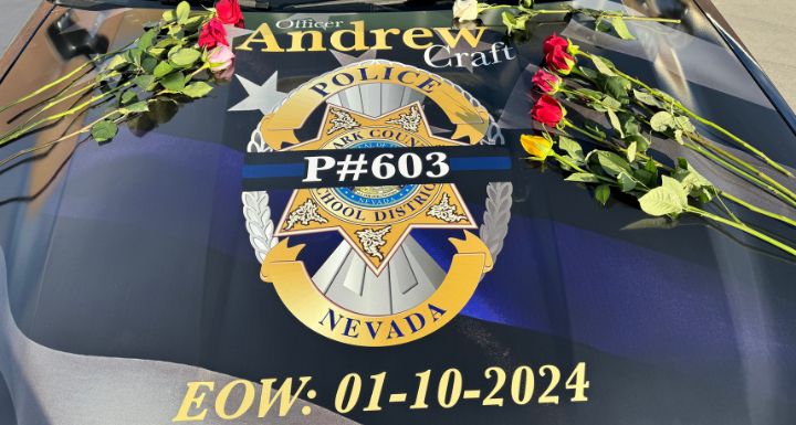 CCSD Police Department honors Officer Andrew Craft