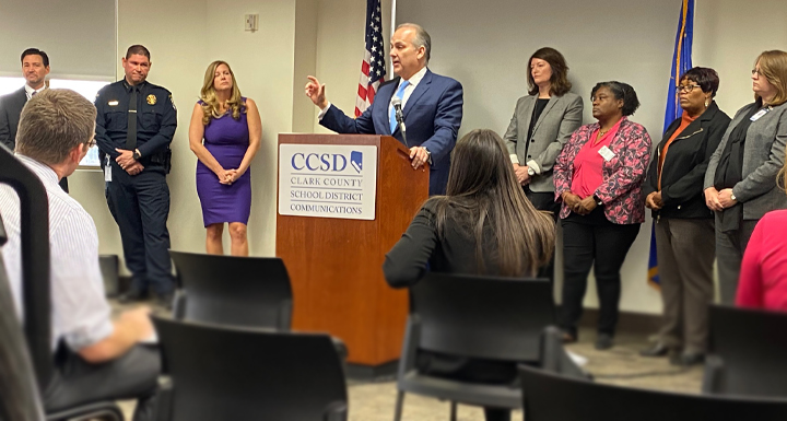 CCSD and community leaders discuss school safety efforts