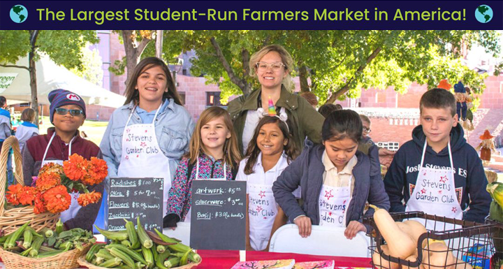 More than 500 students participated in Student-Run Farmers Market