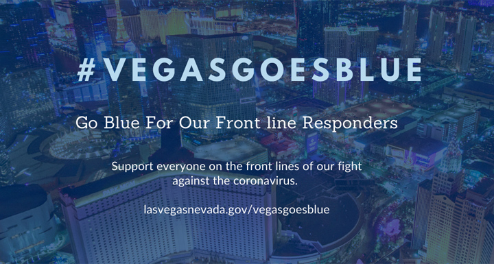 CCSD goes blue to support those on the front lines of the fight against coronavirus