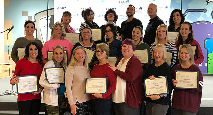 Newsroom CCSD Support professionals recognized during American