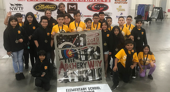 Squires Elementary School students win National Archery competition