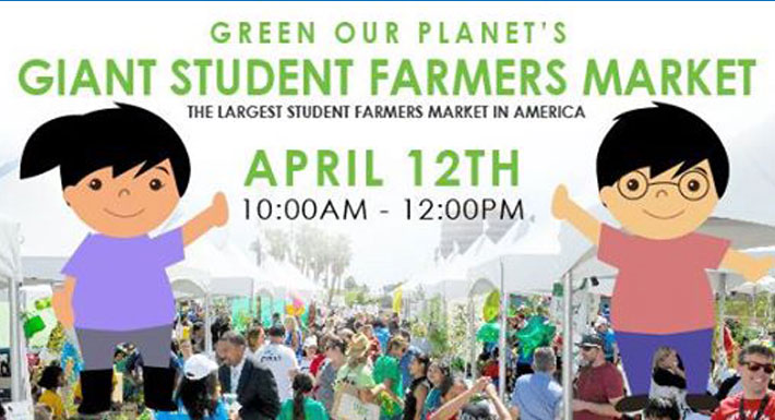Green Our Planet’s largest student-run farmers market